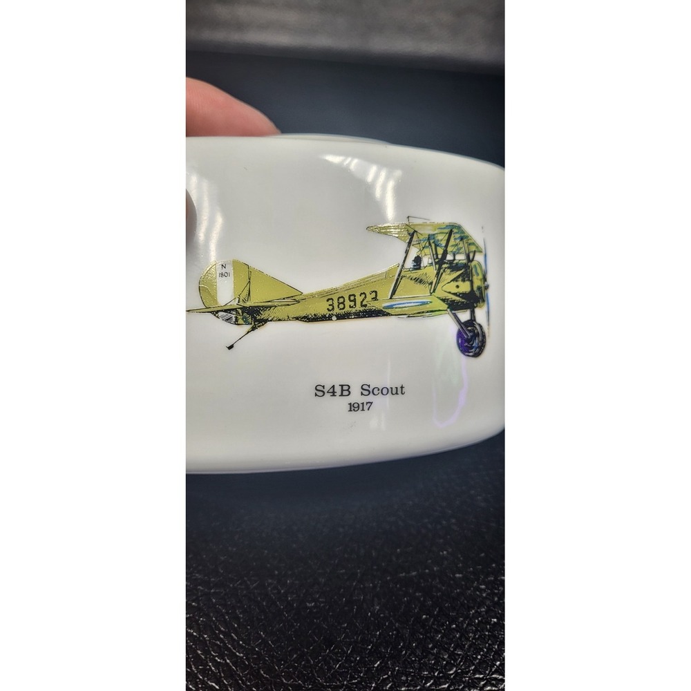 Vintage Desk Organizer  1934 Monocoupe 90-A Porcelain Mint Condition - Picture 4 of 8